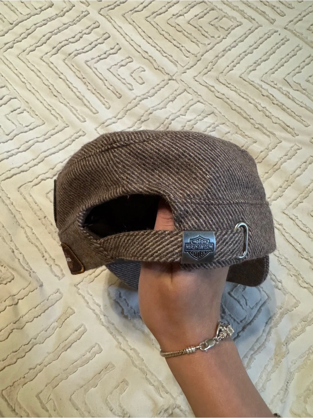 HD Military herringbone patchwork cap